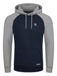 riverso Herren Hoodie RIVNino Regular Fit Dunkelblau/Grau