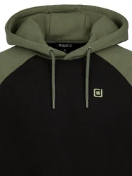 riverso Herren Hoodie RIVNino Regular Fit Dunkelgrün/Grün