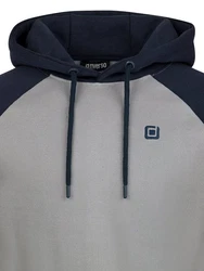 riverso Herren Hoodie RIVNino Regular Fit Dunkelblau/Grau/Blau