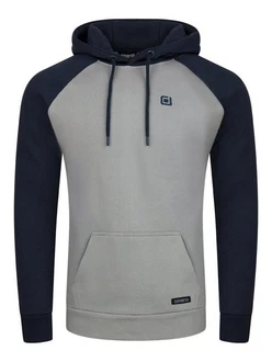 riverso Herren Hoodie RIVNino Regular Fit Dunkelblau/Grau/Blau