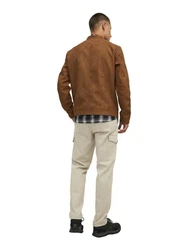 JACK & JONES Hose JPSTOllie Bowie Braun/Beige/Khaki