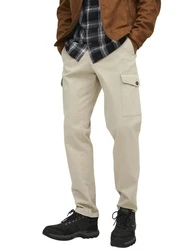 JACK & JONES Hose JPSTOllie Bowie Braun/Beige/Khaki
