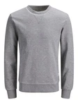Jack & Jones Sweatshirt JJEBASIC Grau/Hellgrau/Dunkelgrau