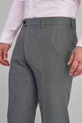 Next Slim Fit Hose ohne Bundfalte Grau/Dunkelgrau/Hellgrau