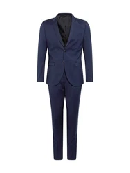Jack & Jones Anzug JPRBLAFranco JPRFRANCO SUIT NOOS Dunkelblau/Hellblau/Blau