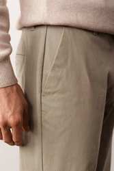 Next Chinohose Straight Fit Khaki/Beige