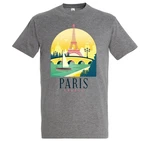 Youth Designz T-Shirt Paris Frankreich Frontprint Grün