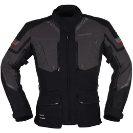 Motorradjacke Panamericana II schwarz / dunkelgrau