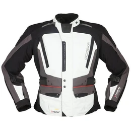 Motorradjacke Viper LT Textiljacke hellgrau / dunkelgrau / schwarz