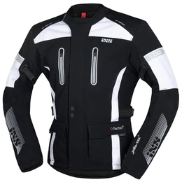 Motorradjacke Pacora-ST Textiljacke Herren schwarz / wei 4XL