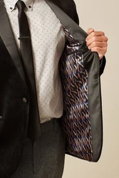 Next Sakko Slim Fit Blazer Schwarz