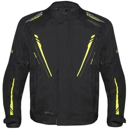 Motorradjacke Spencer Evo Textiljacke Schwarz / Gelb bergre BM