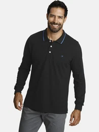 Langarm-Poloshirt ELLIS in hochwertiger Pikee-Qualitt