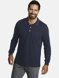 Langarm-Poloshirt ELLIS in hochwertiger Pikee-Qualitt