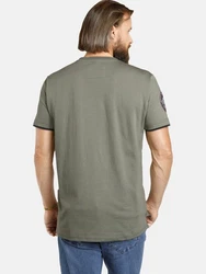 Jan Vanderstorm T-Shirt SLVE Dunkelgrün/Khaki