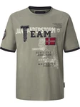 Jan Vanderstorm T-Shirt SLVE Dunkelgrün/Khaki