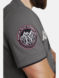 Jan Vanderstorm T-Shirt SLVE Gelb/Hellgrau/Dunkelgrün/Dunkelgrau