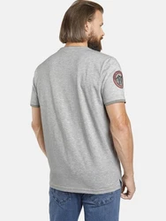Jan Vanderstorm T-Shirt SLVE Grau/Gelb/Hellgrau/Dunkelgrün