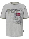 Jan Vanderstorm T-Shirt SLVE Grau/Gelb/Hellgrau/Dunkelgrün Jan Vanderstorm T-Shirt SLVE Grau/Gelb/Hellgrau/Dunkelgrün