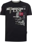 Jan Vanderstorm T-Shirt SLVE Schwarz/Dunkelgrau Jan Vanderstorm T-Shirt SLVE Schwarz/Dunkelgrau