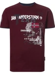 Jan Vanderstorm T-Shirt SLVE Bordeaux/Dunkelrot/Rot Jan Vanderstorm T-Shirt SLVE Bordeaux/Dunkelrot/Rot
