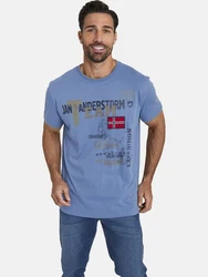 Jan Vanderstorm T-Shirt SLVE Hellblau/Blau