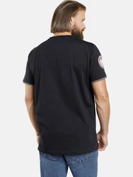 Jan Vanderstorm T-Shirt SLVE Dunkelblau/Schwarz/Blau