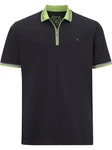 Charles Colby Poloshirt EARL PAT Dunkelgrün/Dunkelblau/Gelb