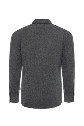 CARISMA Langarmhemd Hemdjacke Dunkelgrau/Grau/Dunkelblau