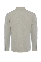 CARISMA Langarmhemd Hemdjacke Khaki/Beige/Braun/Grau/Hellgrau