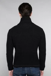 CARISMA Herren Pullover Strickpullover mit Kragen (7576) Schwarz