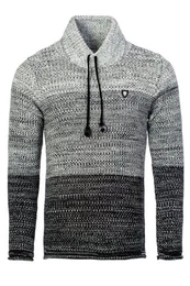 Strickpullover mit Stehkragen