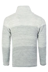 CARISMA Herren Pullover Strickpullover mit Kragen (7576) Grau