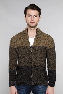 CARISMA Strickjacke mit Stehkragen Bordeaux/Dunkelgrün/Beige/Braun/Mischfarben/Dunkelrot CARISMA Strickjacke mit Stehkragen Bordeaux/Dunkelgrün/Beige/Braun/Mischfarben/Dunkelrot