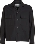 Calvin Klein Langarmhemd COTTON NYLON OVERSHIRT Dunkelgrau/Schwarz/Grau/Dunkelgrün/Khaki/Beige