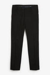 Next Anzughose Slim Fit Hose Schwarz/Grau
