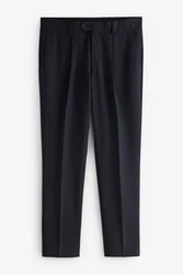 Next Anzughose Slim Fit Hose Dunkelblau/Hellblau