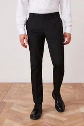 Next Anzughose Slim Fit Hose Schwarz/Grau