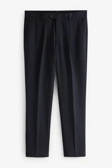 Next Anzughose Slim Fit Hose Dunkelblau/Hellblau