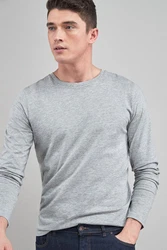Next Langarmshirt Rundhalsshirt Regular Fit 