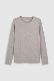 Langarmshirt Rundhalsshirt Regular Fit (1-tlg)