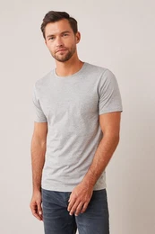 Bandeau-Bikini-Top Slim Fit Rundhals-T-Shirt (1-St)