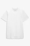 Next Slim Fit Rundhals-T-Shirt Weiß/Creme
