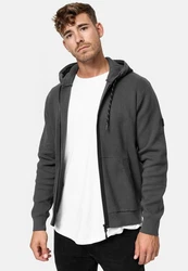 Indicode Strickpullover Reilly Dunkelgrau/Hellgrau
