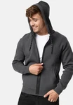 Indicode Strickpullover Reilly Dunkelgrau/Hellgrau