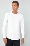 Next Langarmshirt Rundhalsshirt Regular Fit Weiß/Creme Next Langarmshirt Rundhalsshirt Regular Fit Weiß/Creme