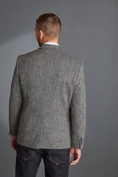 Next Sakko Blazer Harris-Tweed Grau