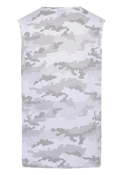 Uncle Sam Tanktop mit Labelprint Dunkelgrün/Weiß/Hellgrau/Grün/Grau/Dunkelgrau