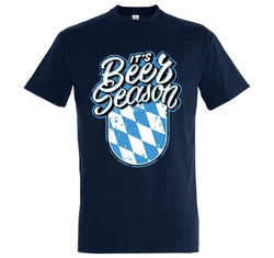 Youth Designz T-Shirt Bayern Beer Season Herren Shirt Blau/Dunkelblau