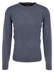TOM TAILOR Rundhalspullover Grau/Hellblau/Dunkelblau/Blau/Braun